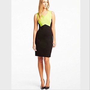 NWT Kenneth Cole Neon Colorblock Dress